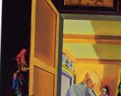 萨尔瓦多 达利 : 加拉和米勒的晚祷,在图像失真就要到来之前